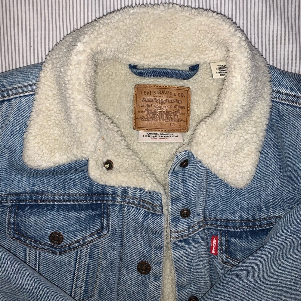 LEVIS SHERPA DENIM JACKET